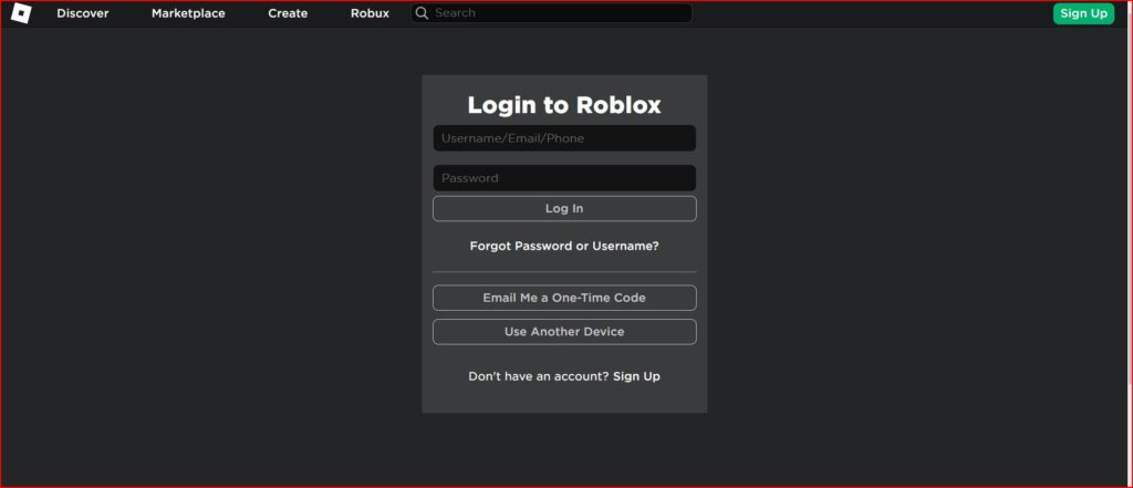 Roblox Login